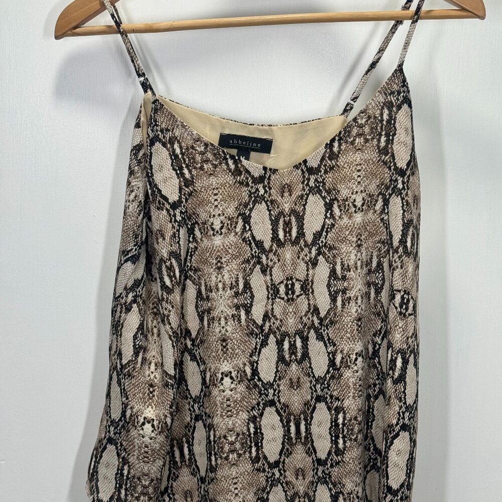 Women's Snakeskin Print Top